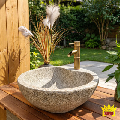 Kingroom Chau Lavabo Xi Mang Composite Gia Da Cuoi Tron D47x16 02