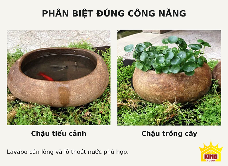 Lavabo đá cuội vỏ sáng lòng sẫm – Chậu tiểu cảnh và chậu trồng cây minh họa công năng khác, không phải lavabo Chậu tiểu cảnh và chậu trồng cây minh họa công năng khác, không phải lavabo