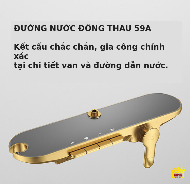 Thân van và cụm đường nước đồng thau 59A của sen cây KINGROOM