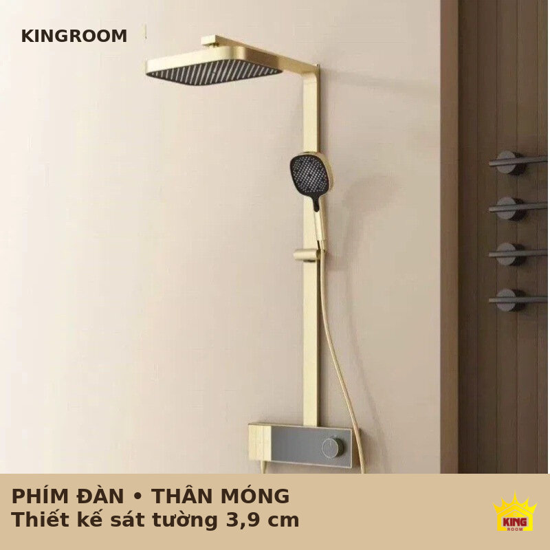 Sen cây KINGROOM màu vàng với thiết kế phím đàn thân mỏng
