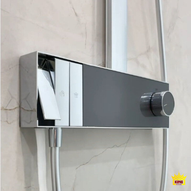 Củ sen phím đàn KINGROOM màu bạc với mặt trước tối màu