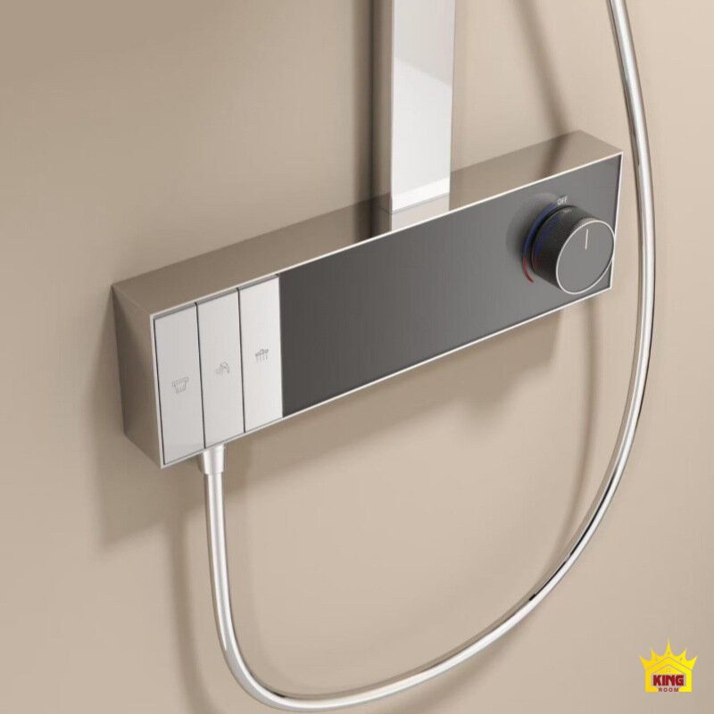 Góc nghiêng cụm phím đàn KINGROOM màu bạc