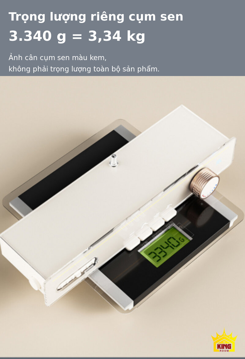 Cụm sen màu kem trên cân 3340 g trên sen cây phím đàn KINGROOM 330 × 220 mm