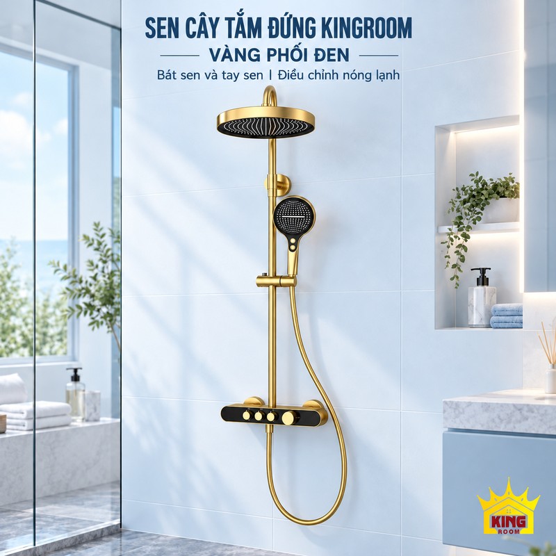 Sen vàng đen nhìn chính diện Sen cây vàng đen với bát sen tròn và các phím chọn nước trên mặt củ sen.